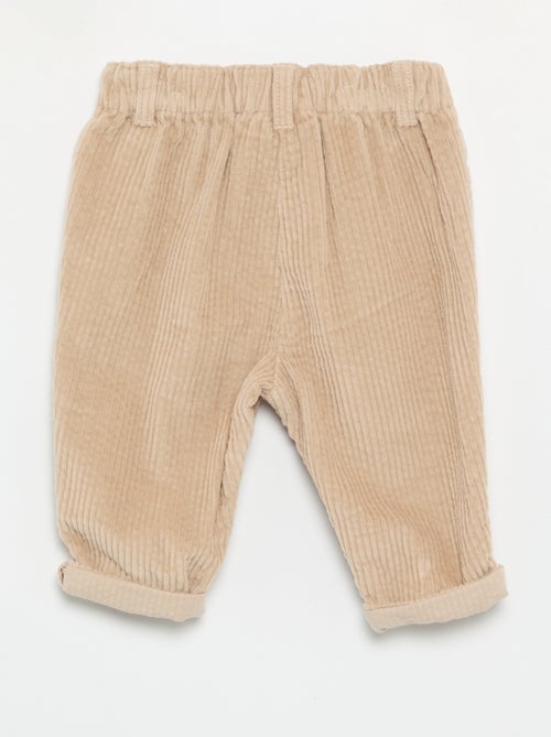 Pantalon en velours 'Disney' 'Marie' - Kiabi Pantalon en velours 'Disney' 'Marie' - Kiabi