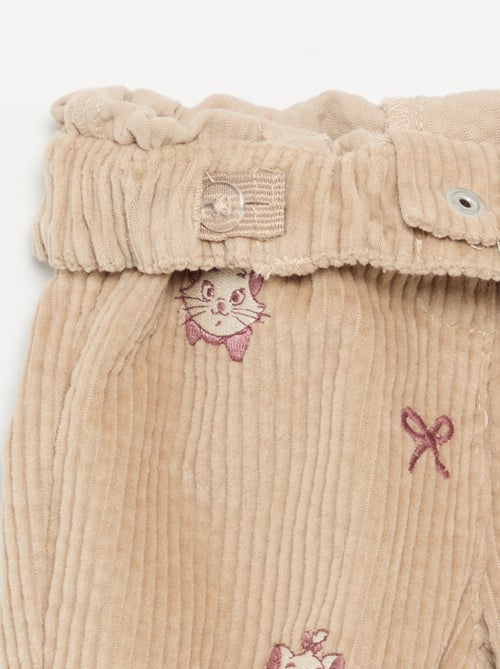Pantalon en velours 'Disney' 'Marie' - Kiabi Pantalon en velours 'Disney' 'Marie' - Kiabi