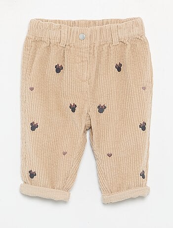 Pantalon en velours 'Disney' 'Minnie'
