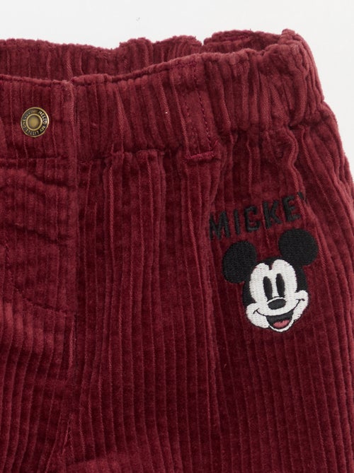 Pantalon en velours 'Disney' - Kiabi