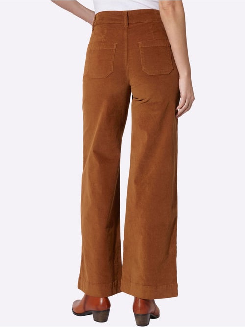 Pantalon en velours douceur infinie - taille standard - helline - Kiabi