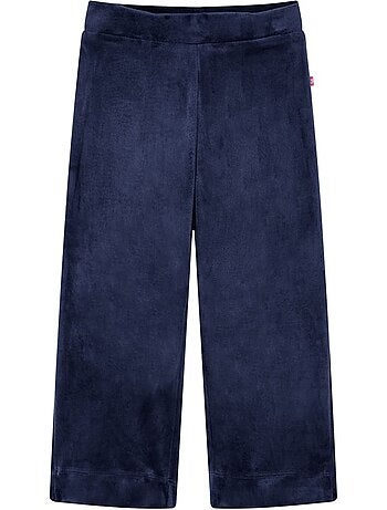 Pantalon en velours élastique coupe droite à taille élastique - vidaxl