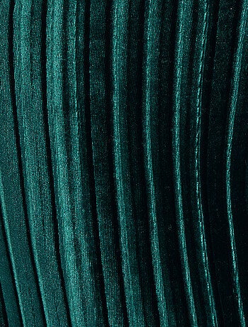 Pantalon en velours plissé satiné - Damart