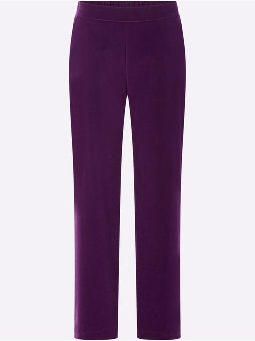 Pantalon en velours qualité velours douce - taille courte - witt - Kiabi Pantalon en velours qualité velours douce - taille courte - witt - Kiabi