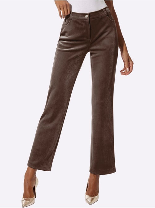 Pantalon en velours qualité velours douce - taille standard - helline - Kiabi