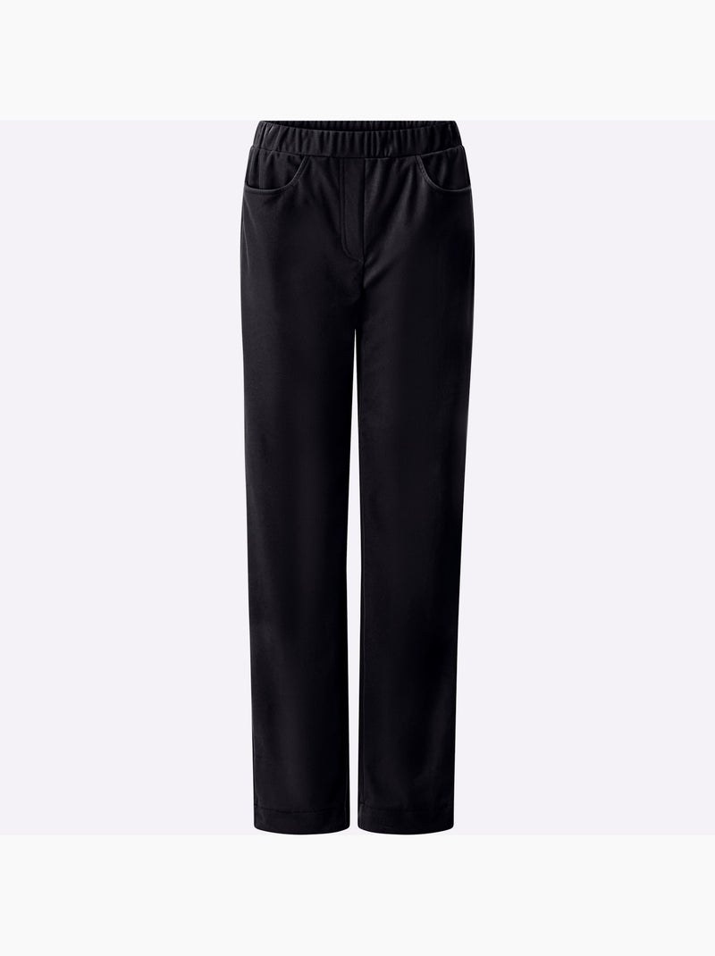 Pantalon En Velours Qualité Velours Douce - Taille Standard - Moda Vilona Bleu marine - Kiabi