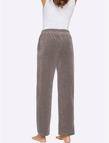 Pantalon En Velours Ras Chandail En Velours Ras - Taille Courte - Witt