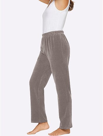 Pantalon En Velours Ras Chandail En Velours Ras - Taille Courte - Witt