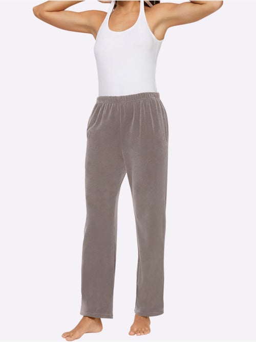 Pantalon En Velours Ras Chandail En Velours Ras - Taille Courte - Witt - Kiabi