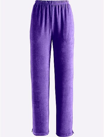 Pantalon En Velours Ras Chandail En Velours Ras - Taille Courte - Witt