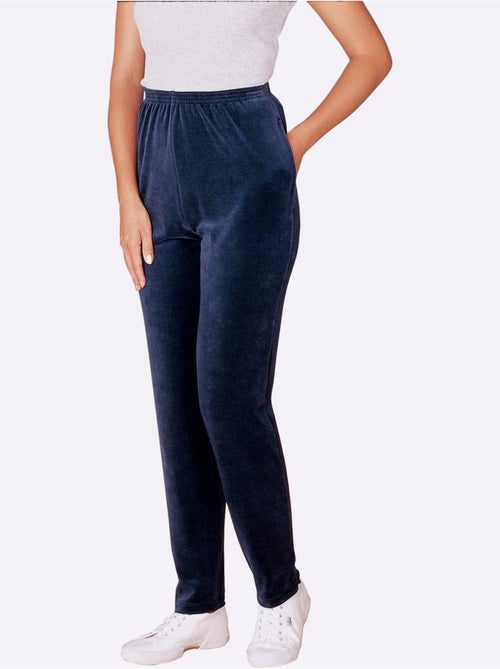 Pantalon en velours ras chandail en velours ras - taille standard - moda vilona - Kiabi