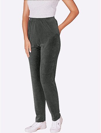 Pantalon en velours ras chandail en velours ras - taille standard - moda vilona
