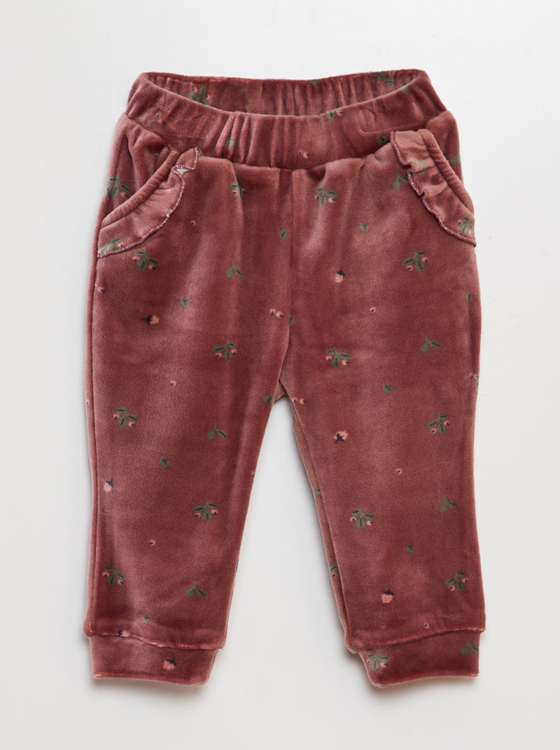 Pantalon en velours ROSE - Kiabi