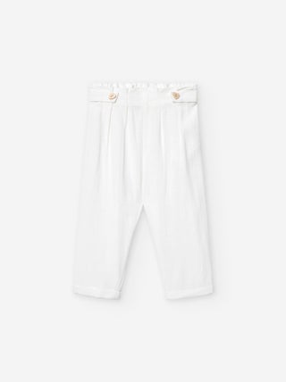 Pantalon en Viscose et Lin