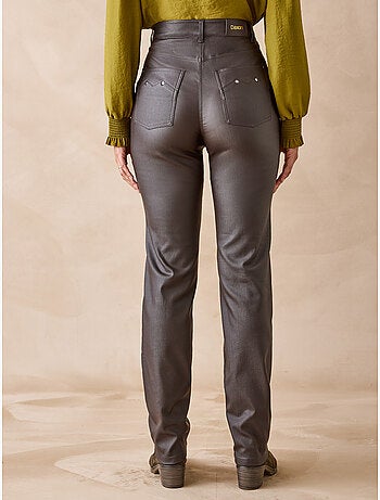 Pantalon enduit 5 poches
