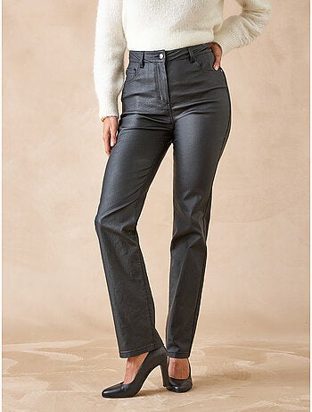 Pantalon enduit 5 poches