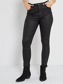 Pantalon enduit skinny - Kiabi