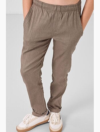 Pantalon enfant à jambe droite tommy