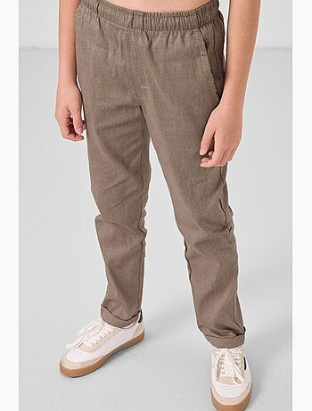 Pantalon enfant à jambe droite tommy