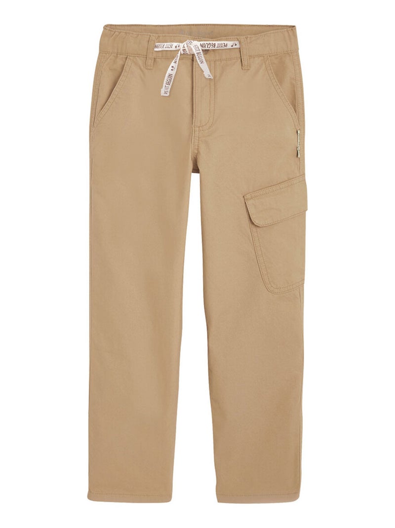 Pantalon enfant Bambao Beige - Kiabi