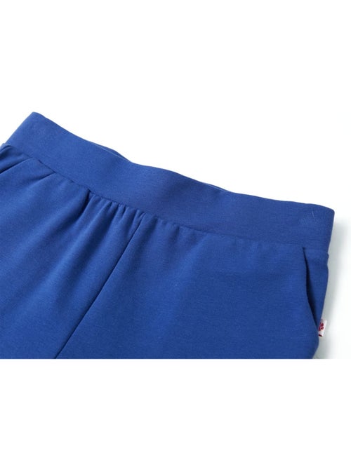 Pantalon enfant coupe droite ample en coton élasthanne à taille élastique - vidaxl - Kiabi