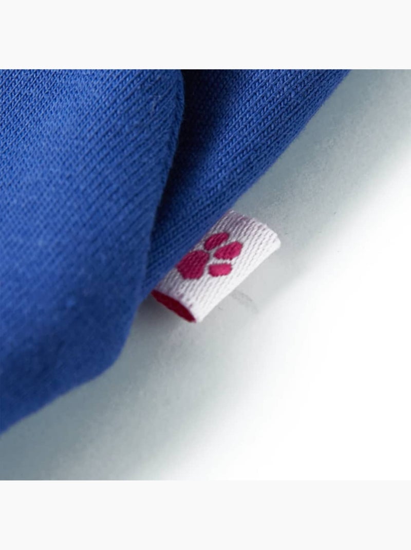 Pantalon enfant coupe droite ample en coton élasthanne à taille élastique - vidaxl Bleu - Kiabi