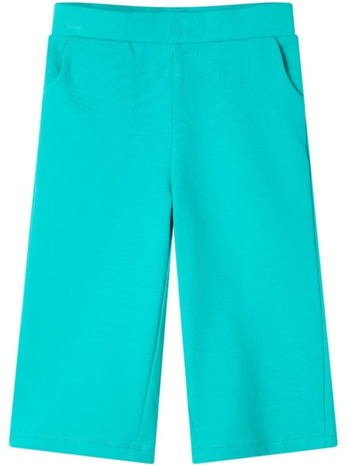 Pantalon enfant coupe droite ample en coton élasthanne à taille élastique - vidaxl - Kiabi Pantalon enfant coupe droite ample en coton élasthanne à taille élastique - vidaxl - Kiabi
