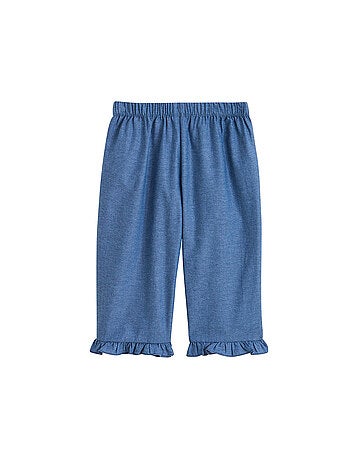 Pantalon enfant en chambray Camila