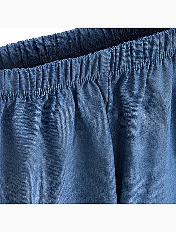 Pantalon enfant en chambray Camila