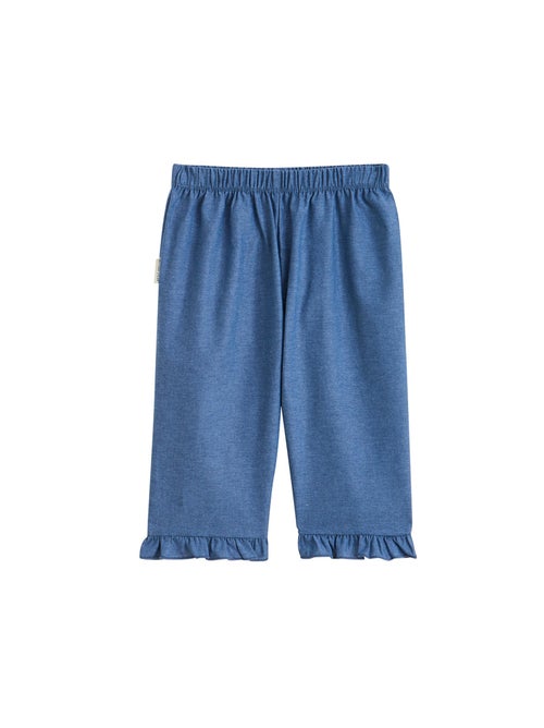 Pantalon enfant en chambray Camila - Kiabi
