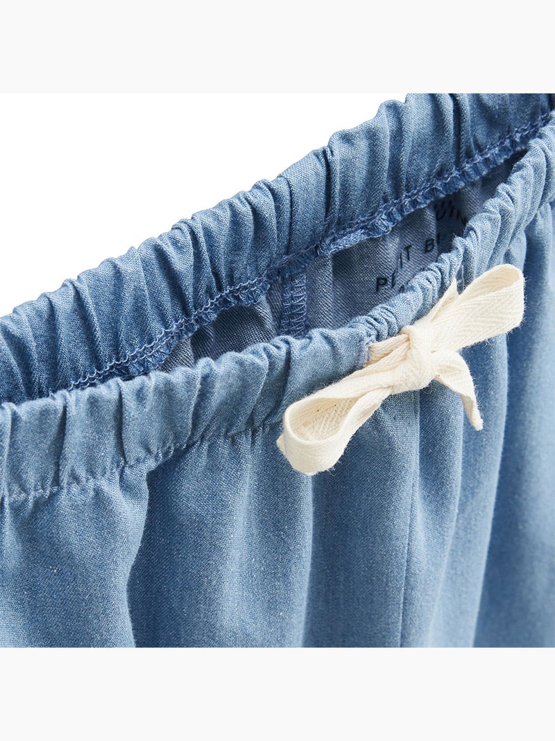 Pantalon enfant en chambray Ciao Milano Bleu - Kiabi