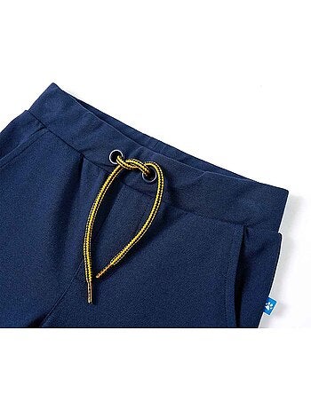 Pantalon enfant en coton à taille élastique - vidaxl