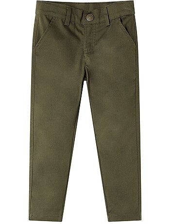 Pantalon enfant en coton à taille élastique - vidaxl