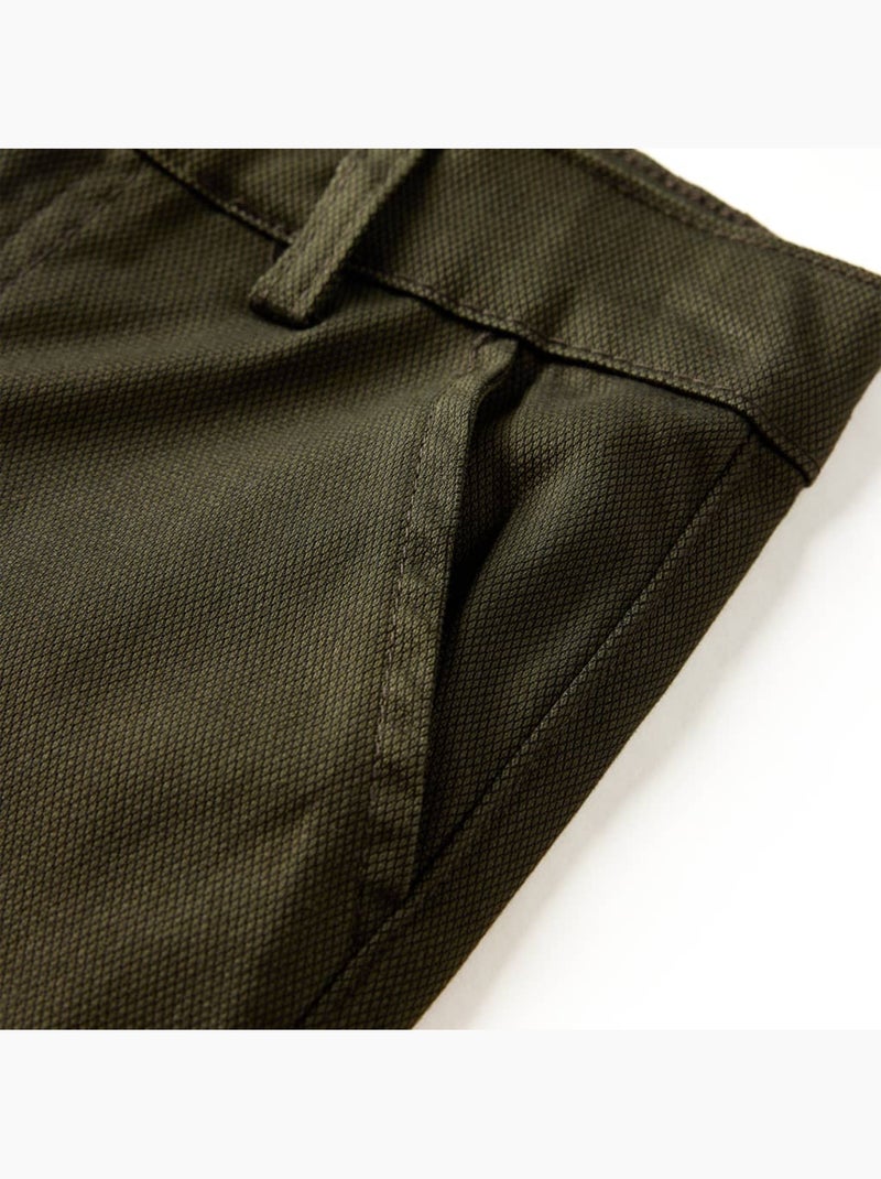 Pantalon enfant en coton à taille élastique - vidaxl Vert - Kiabi