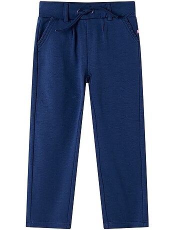 Pantalon enfant en coton à taille élastique et cordon - vidaxl