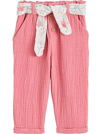 Pantalon enfant en gaze de coton Anaelle