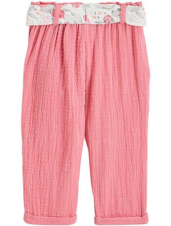 Pantalon enfant en gaze de coton Anaelle