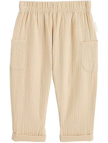 Pantalon enfant en gaze de coton Gabin