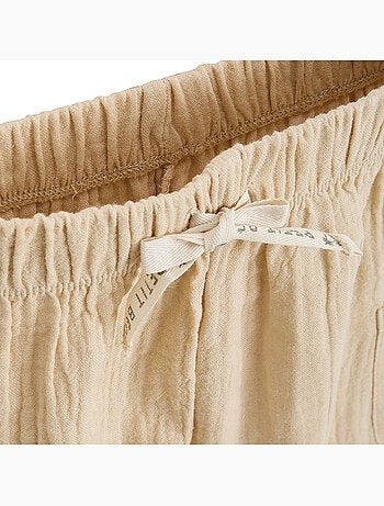 Pantalon enfant en gaze de coton Gabin