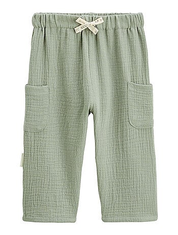 Pantalon enfant en gaze de coton Gao