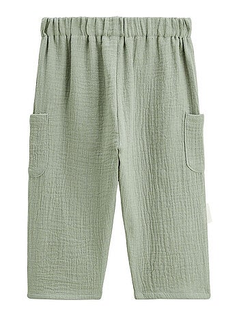Pantalon enfant en gaze de coton Gao
