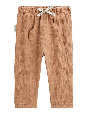 Pantalon enfant en gaze de coton Petit Envahisseur