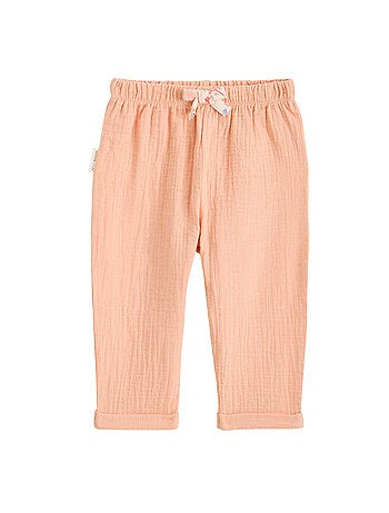 Pantalon enfant en gaze de coton Santa Giulia