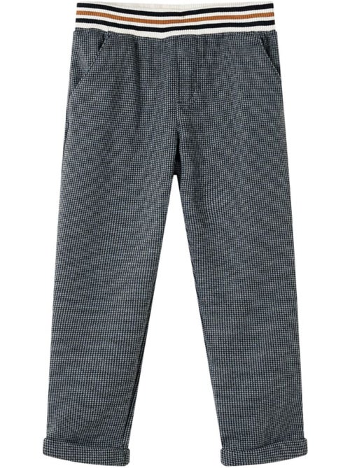 Pantalon enfant en mélange coton pied-de-poule - vidaxl - Kiabi