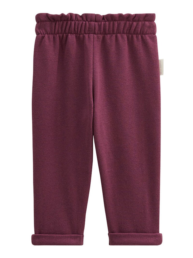 Pantalon enfant en molleton Mila Rose - Kiabi