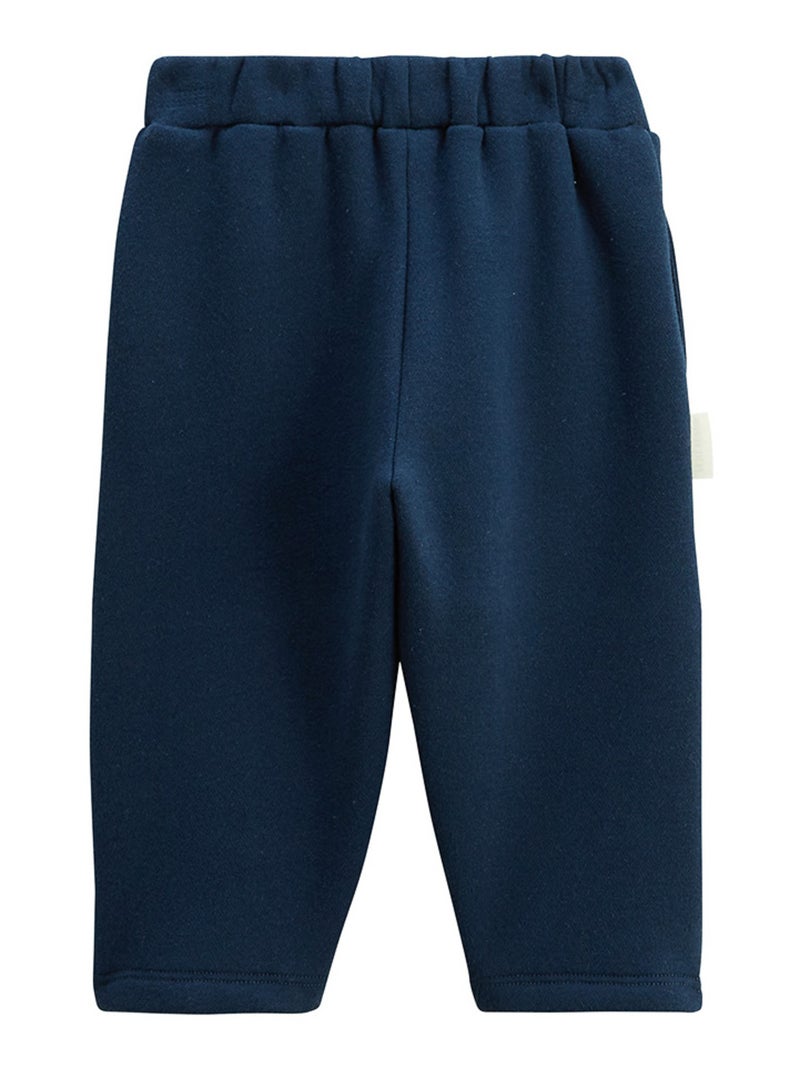 Pantalon enfant en molleton Oscar Bleu - Kiabi
