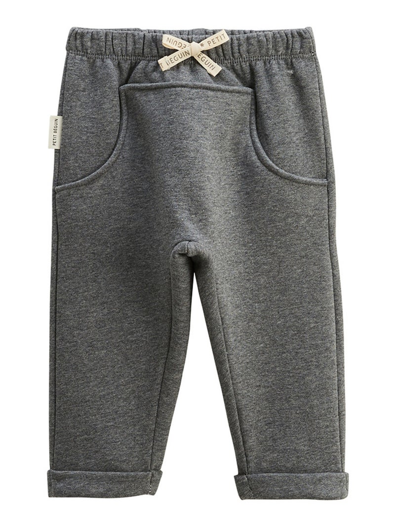 Pantalon enfant en molleton Touctouc Gris - Kiabi