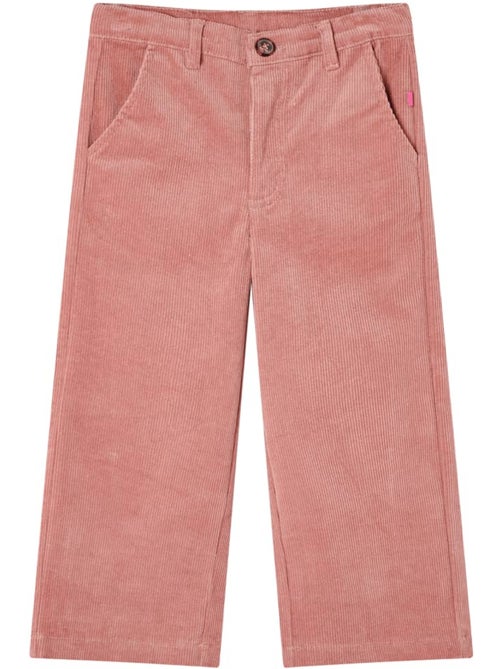 Pantalon enfant en velours côtelé ancien coupe droite - vidaxl - Kiabi Pantalon enfant en velours côtelé ancien coupe droite - vidaxl - Kiabi