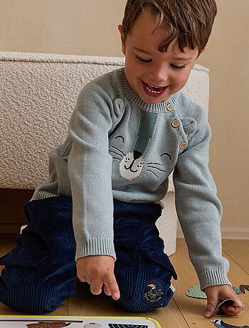 Pantalon enfant en velours côtelé Boavista