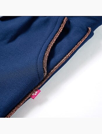 Pantalon enfant en viscose avec taille élastique et lien - vidaxl